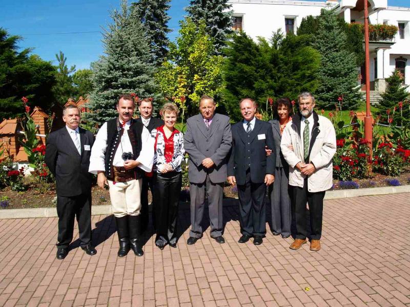 Delegacja gminy Mieroszów w gminie Radziechowy – Wieprz