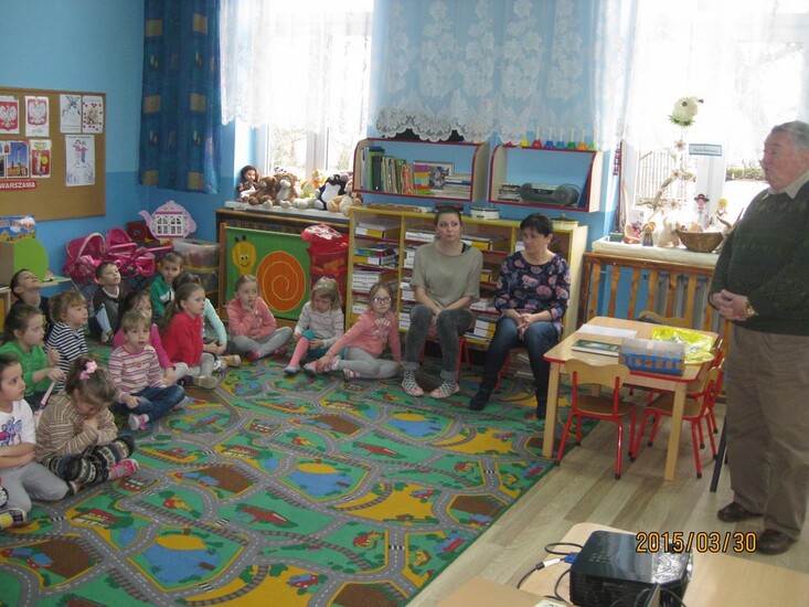 Spotkanie przedszkolaków z synem kronikarza Radziechów