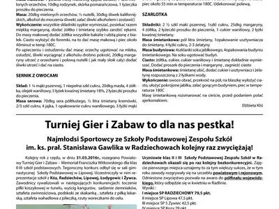 Obraz 29: Gazetka gminna - Kwiecień, Maj, Czerwiec...