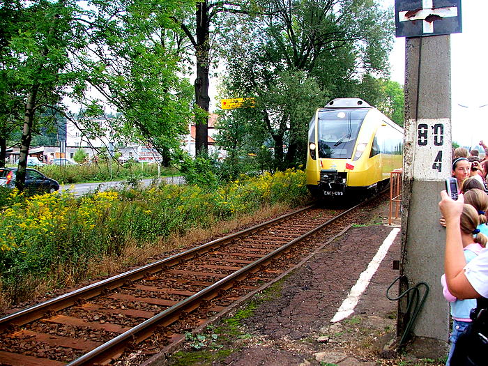 Fotorelacja z powitania Pociągu Papieskiego (od stacji Radziechowy-Wieprz aż po Zwardoń)