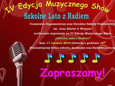 IV Edycja Muzycznego Show. ZAPRASZAMY!