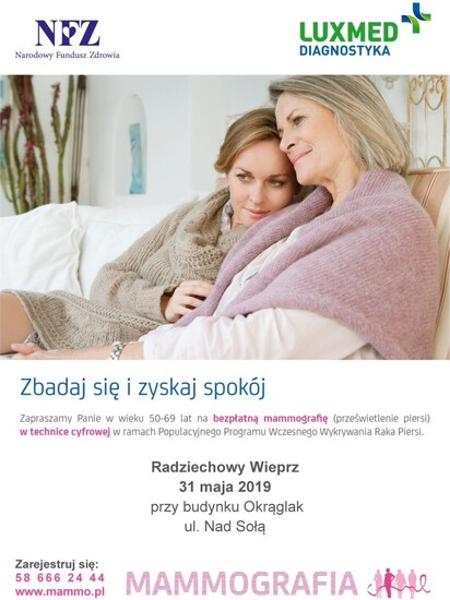 Mobilna pracownia mammograficzna LUX MED - bezpłatne...