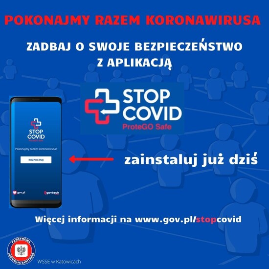 STOP COVID - Aplikacja w pełni bezpieczna, bezpłatna...