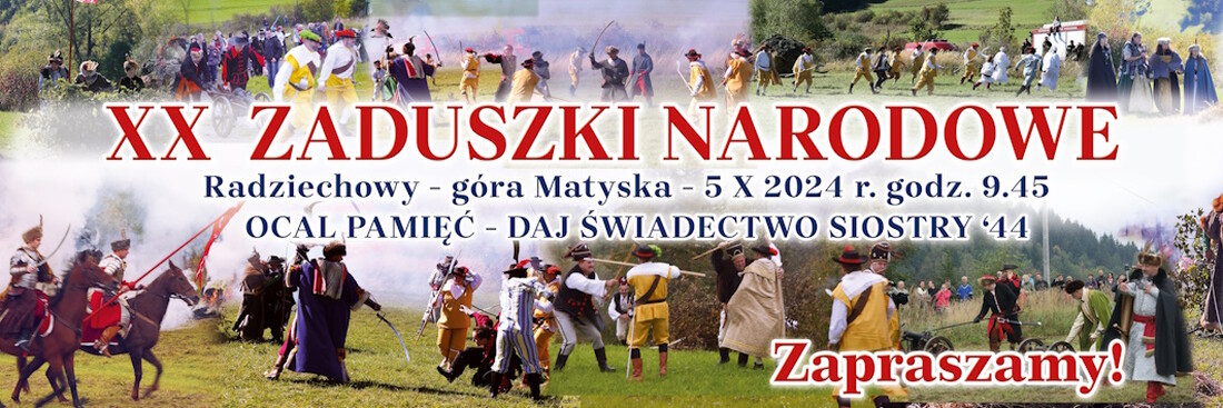 ZAPROSZENIE na XX Zaduszki Narodowe