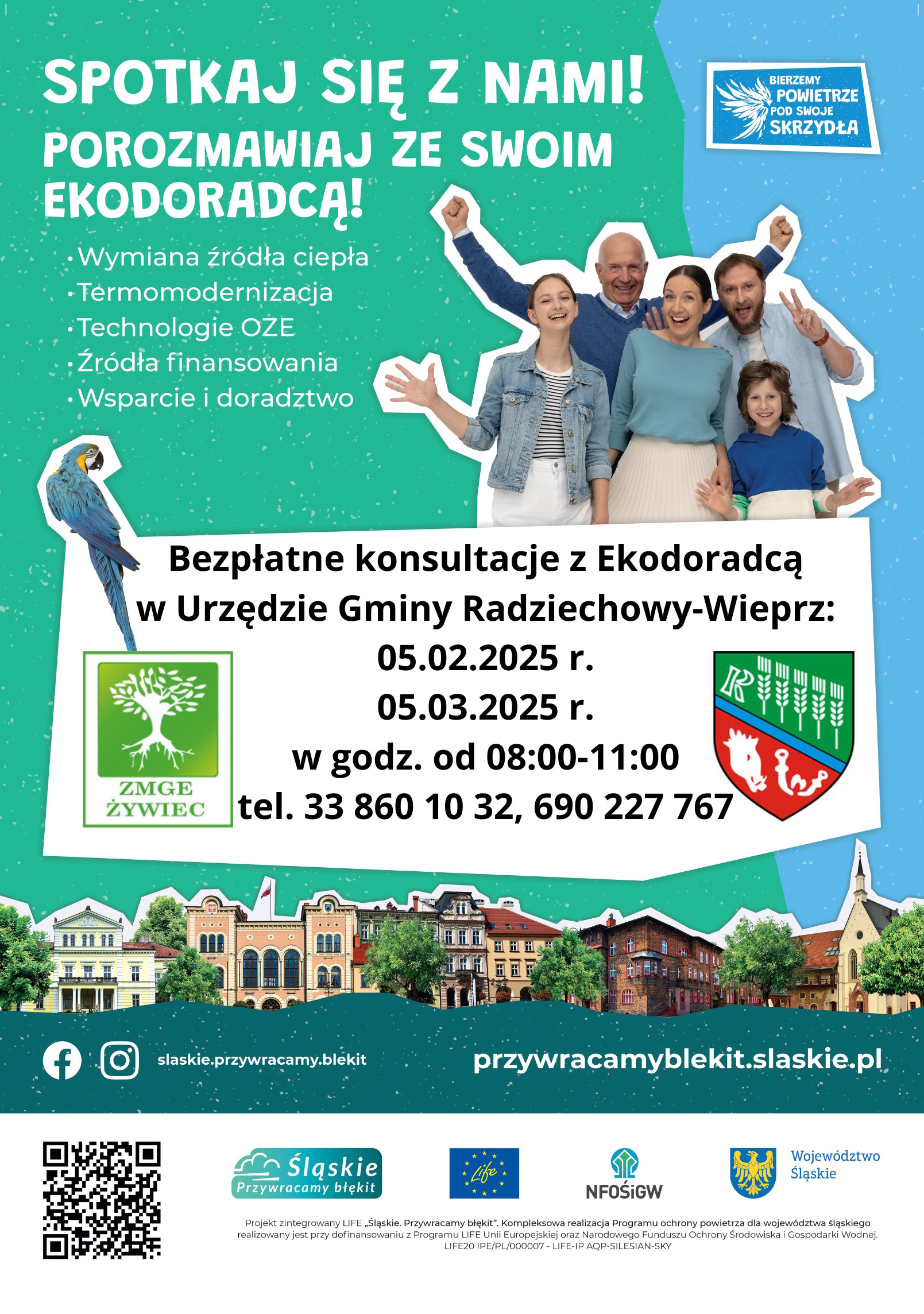 Dyżury Ekodoradcy dla mieszkańców gminy w Gminie Radziechowy-Wieprz